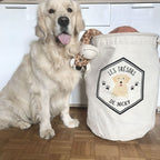 Sac à jouets L chien personnalisé