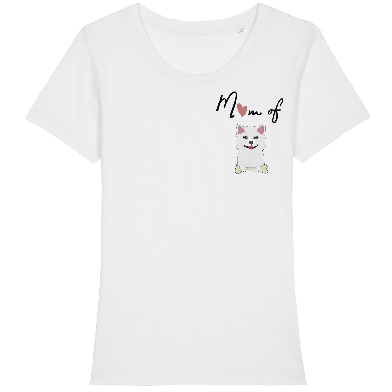 t-shirt-mom-of-akita-inu-blanc