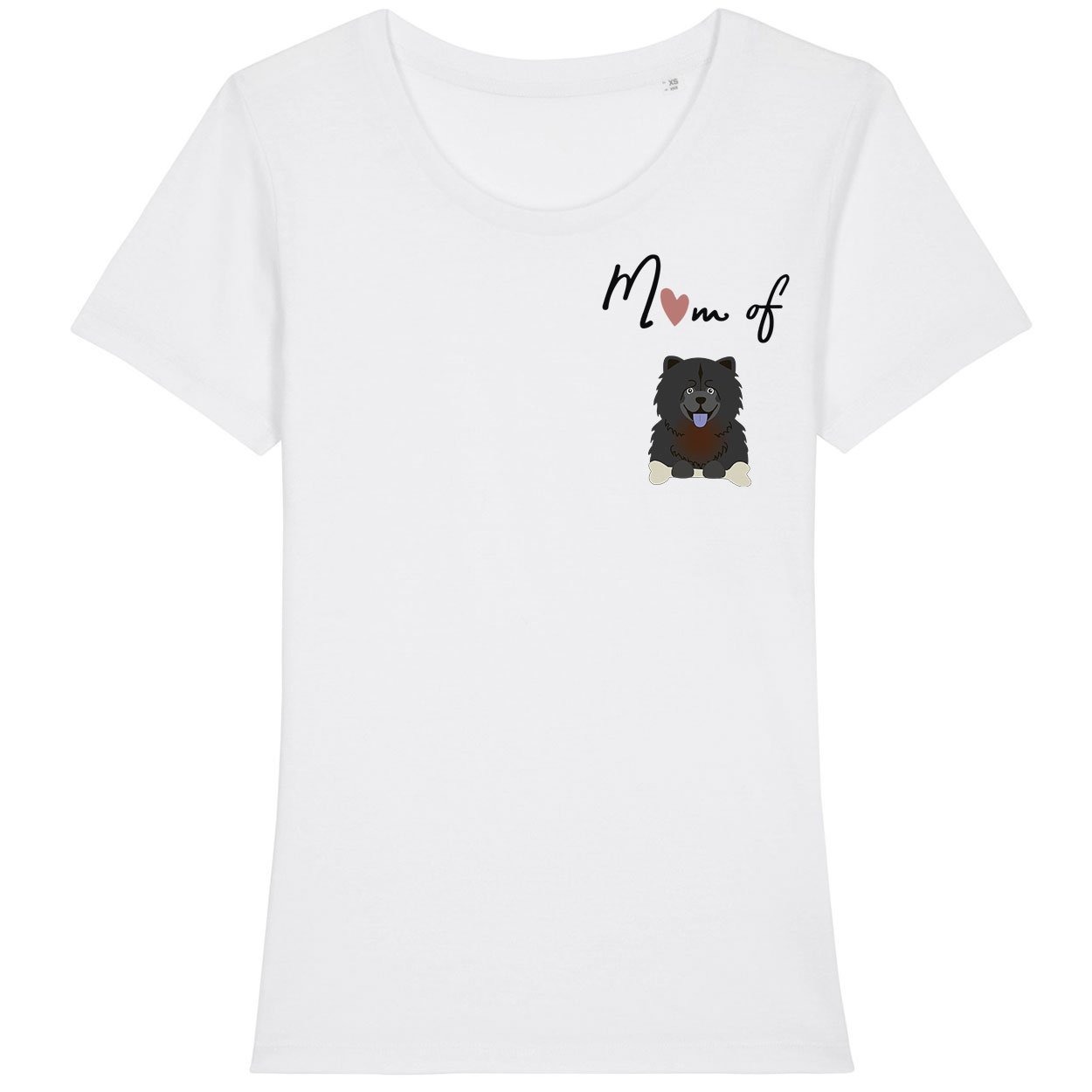 t-shirt-mom-of-chow-chow-noir