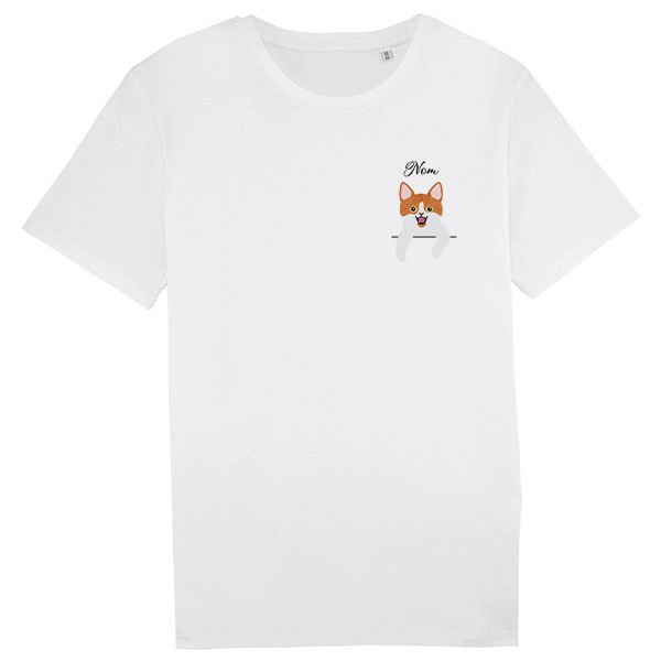tee-shirt-chat-européen-bicolore-roux-et-blanc-homme