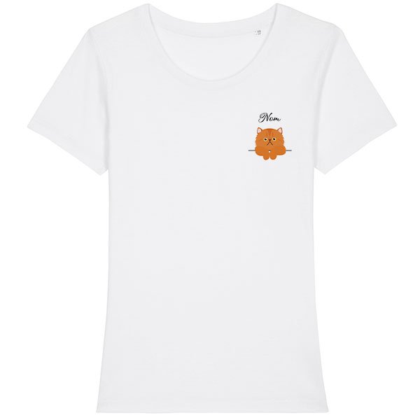 tee-shirt-chat-européen-roux-femme