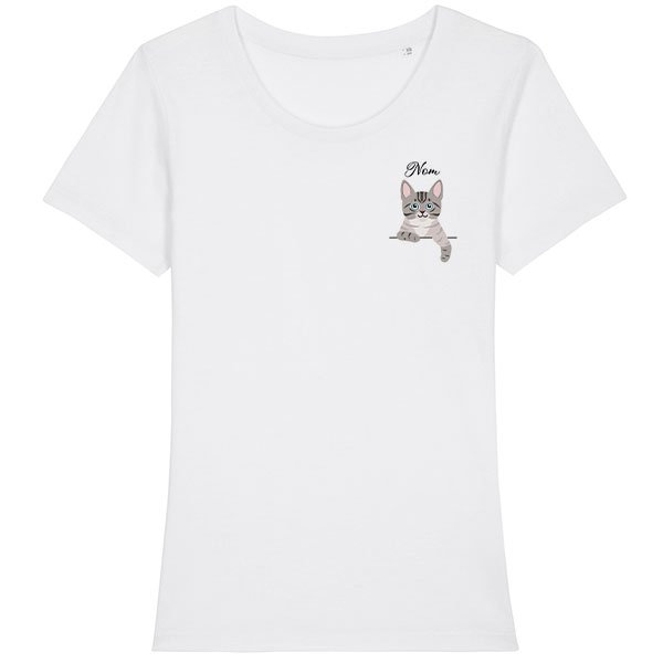 tee-shirt-chat-européen-tigré-blanc-et-gris-femme