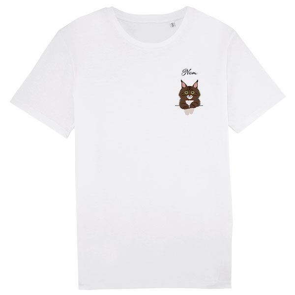tee-shirt-chat-maine-coon-marron-homme