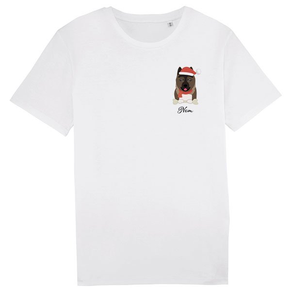 tee-shirt-chien-noel-Akita-Americain-homme