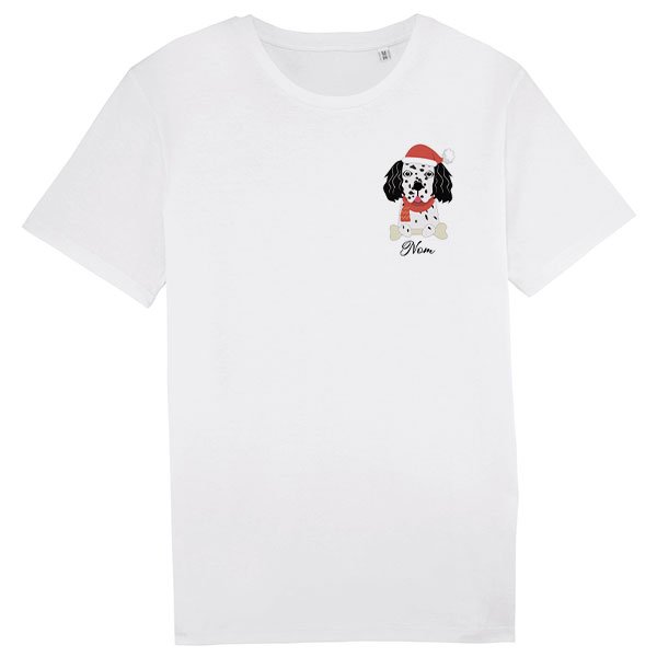 tee-shirt-chien-noel-Setter-Anglais-homme