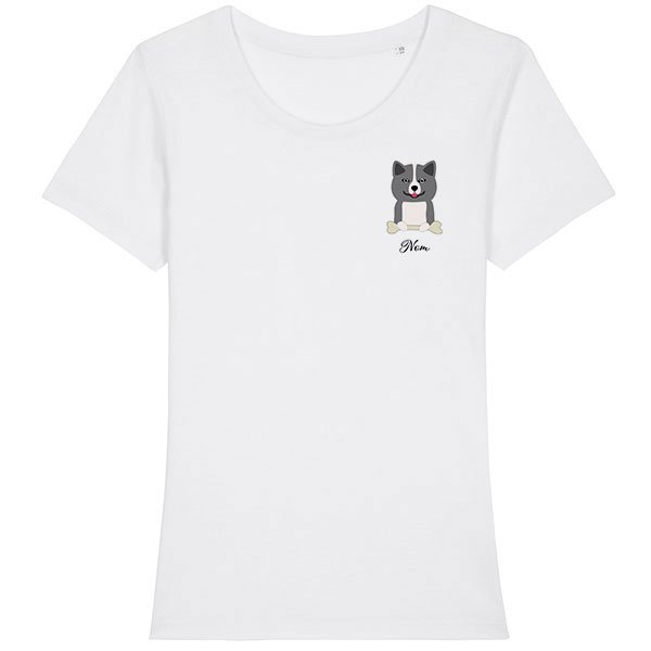 tee-shirt-chien-akita-inu-bringe-femme