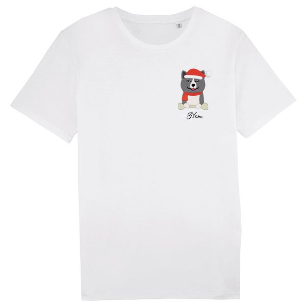 tee-shirt-chien-noel-akita-inu-bringe-homme