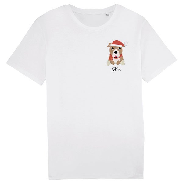 tee-shirt-chien-noel-american-staff-marron-homme