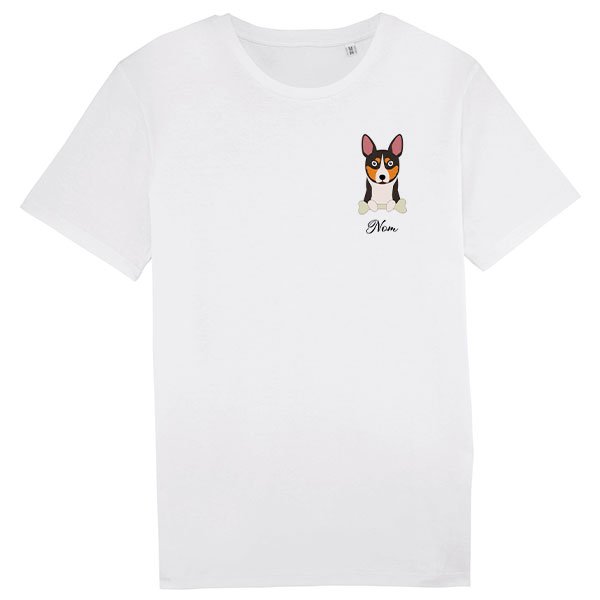 tee-shirt-chien-basenji-tricolore-homme