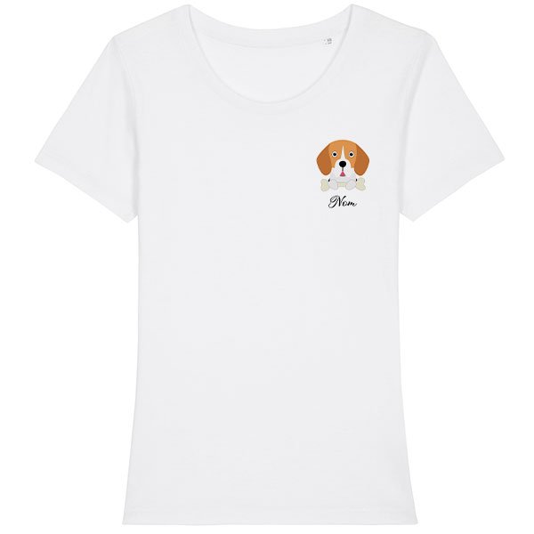 tee-shirt-chien-beagle-femme