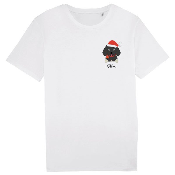 tee-shirt-chien-noel-caniche-noir-homme