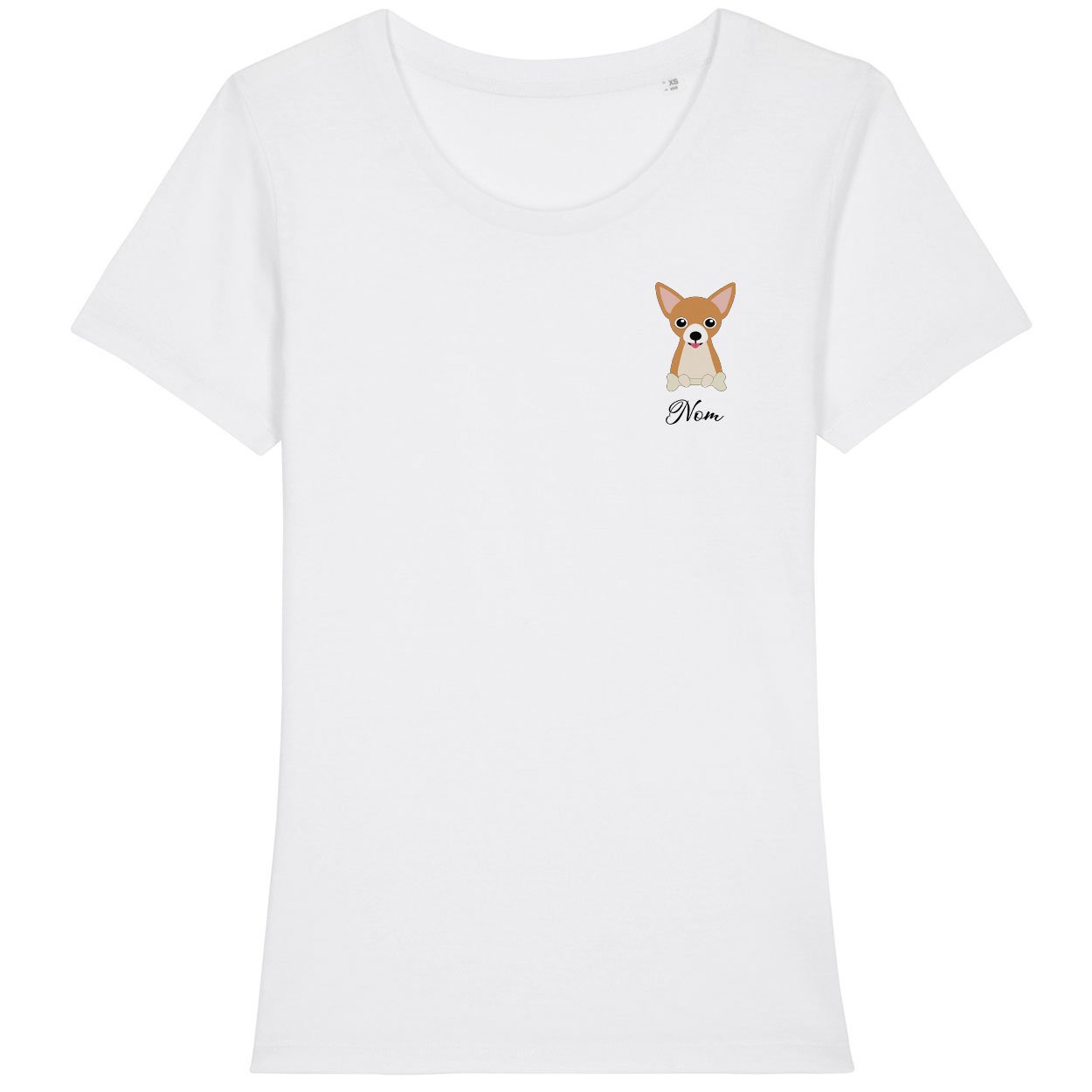 tee-shirt-chien-chihuahua-orange-femme