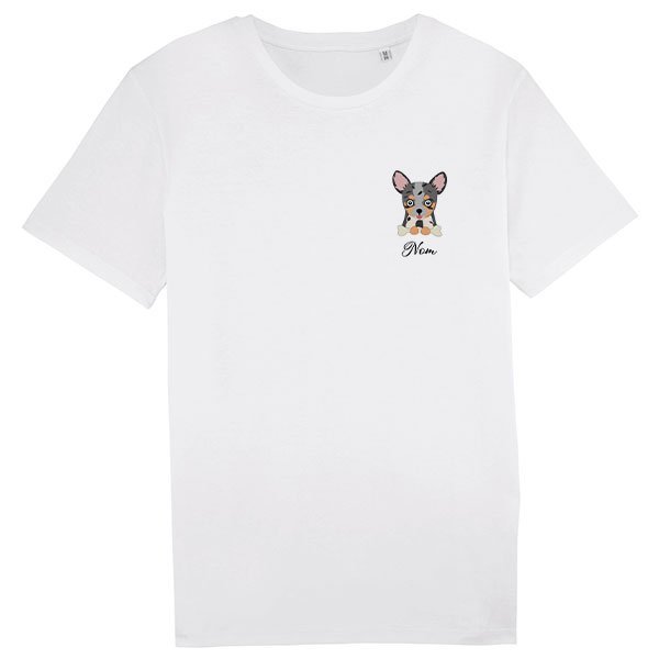 Tee-shirt chien homme personnalisé
