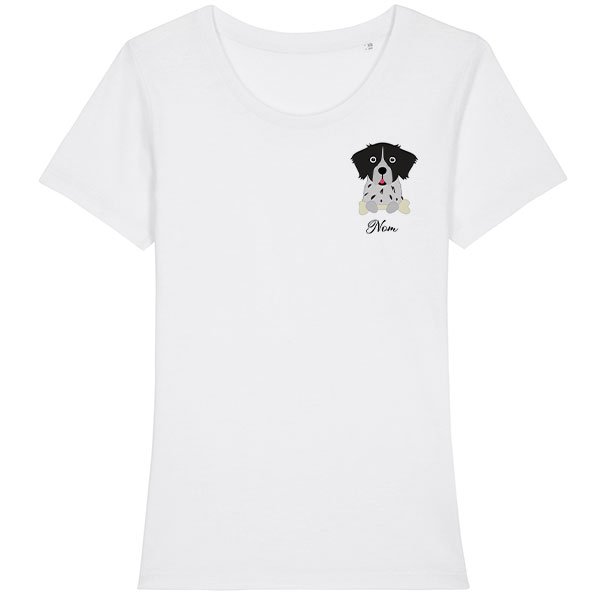 tee-shirt-chien-epagneul-femme