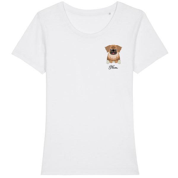 tee-shirt-chien-epagneul-tibetain-femme