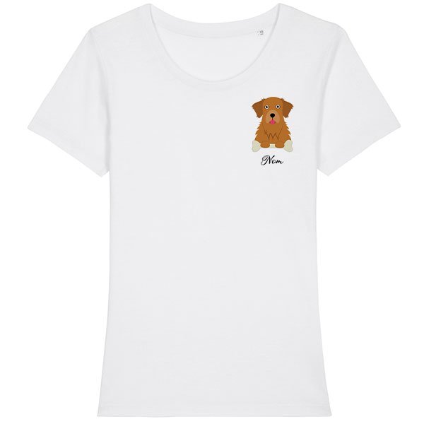 tee-shirt-chien-golden-retriever-dore-fonce-femme