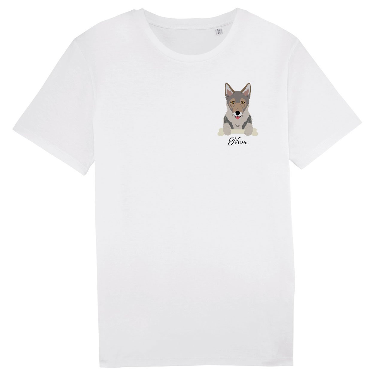 Tee-shirt chien homme personnalisé