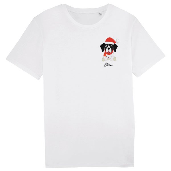 tee-shirt-chien-noel-pointer-anglais-noir-et-blanc-homme