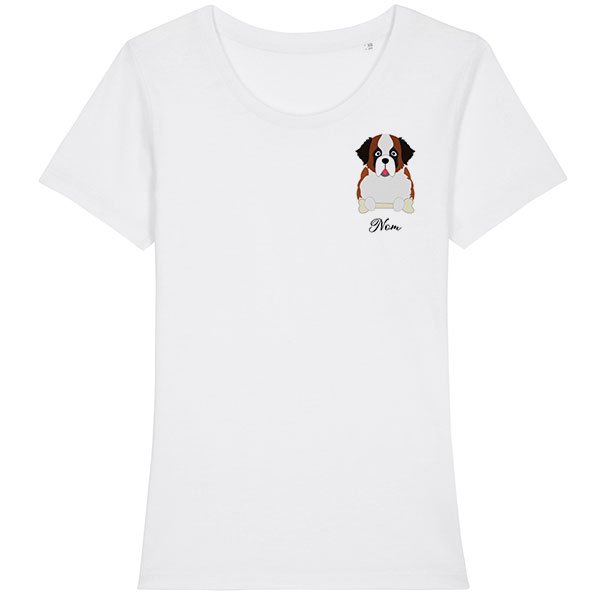 tee-shirt-chien-saint-bernard-femme