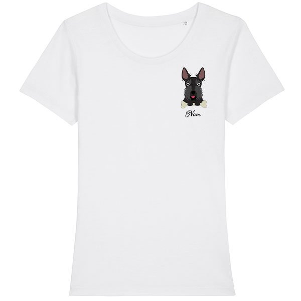 tee-shirt-chien-scottish-terrier-femme