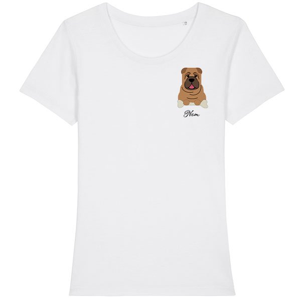 tee-shirt-chien-sharpei-femme