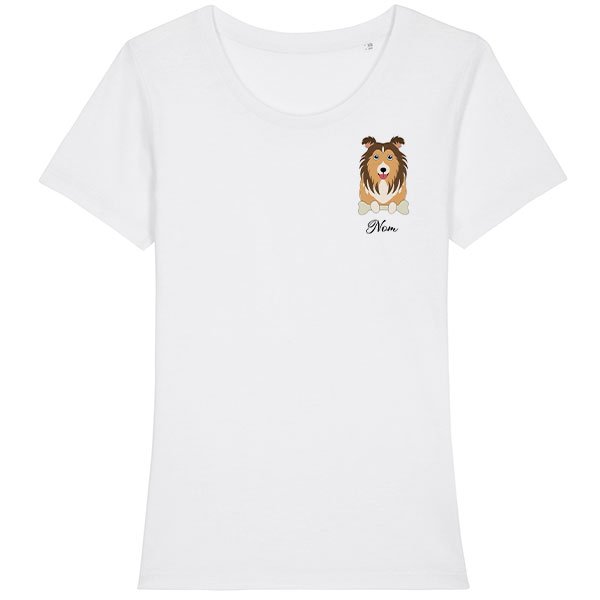 tee-shirt-chien-shetland-fauve-femme