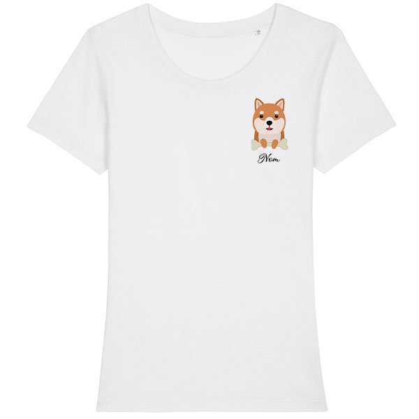 tee-shirt-chien-shiba-femme