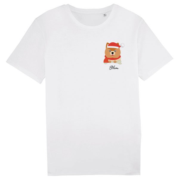 tee-shirt-chien-noel-spitz-homme