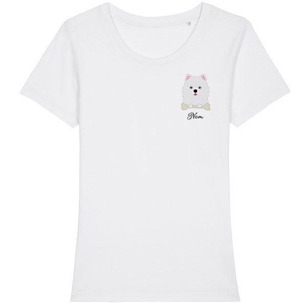 tee-shirt-chien-spitz-japonais-femme