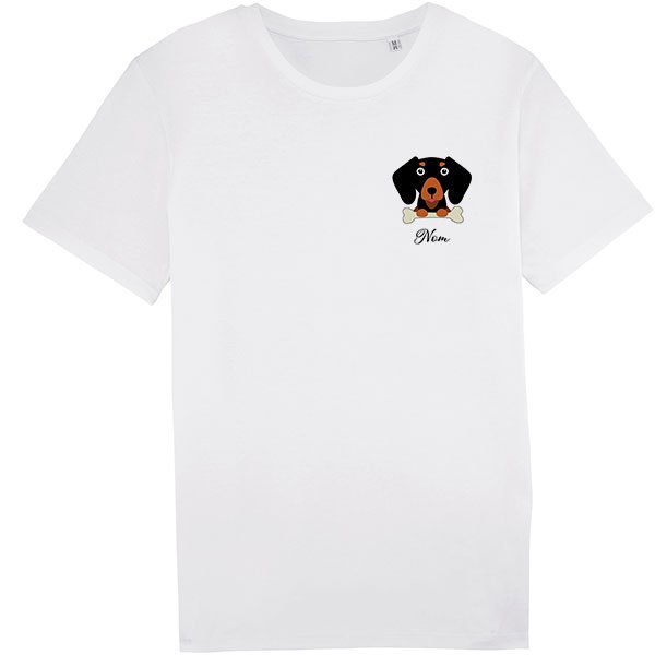 tee-shirt-chien-teckel-noir-homme
