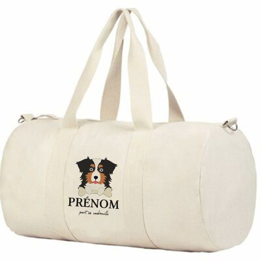 Sac polochon avec bandoulière - visuels avec os