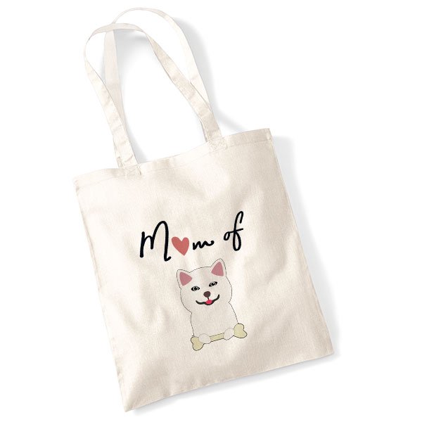 tote-bag-Mom-of-akita-inu-blanc