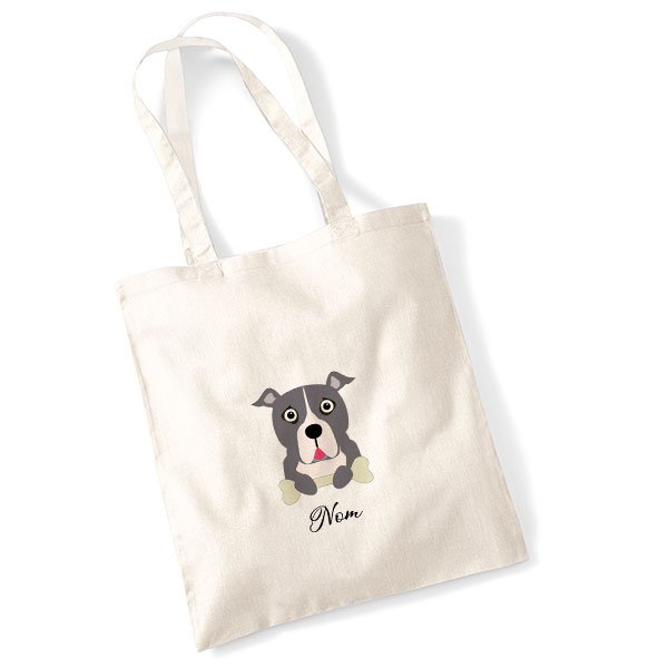 Tote Bag chien personnalisé