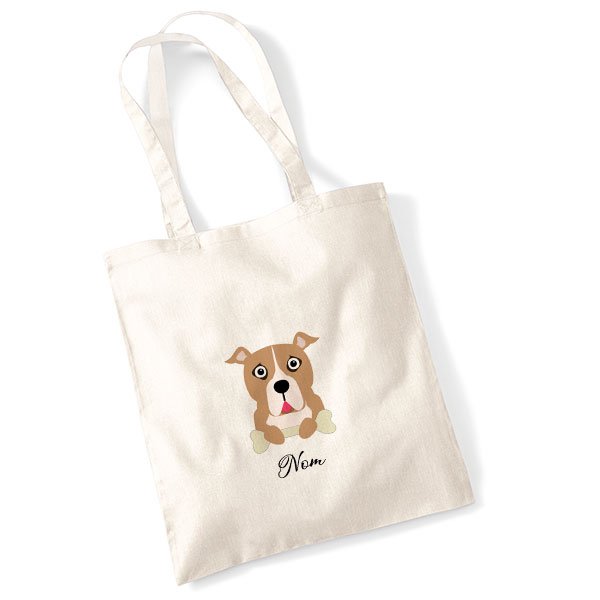 Tote Bag chien personnalisé