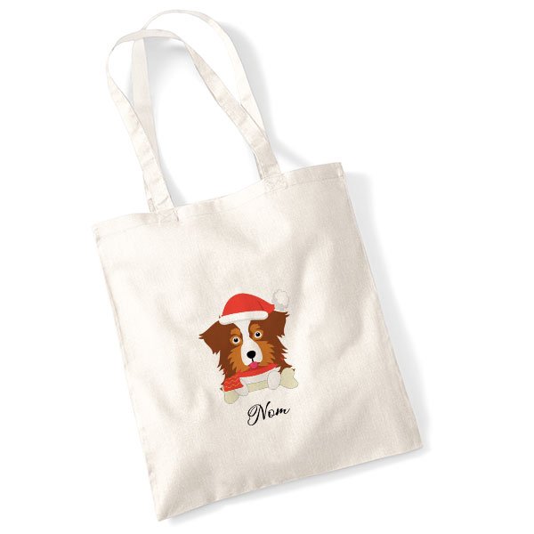tote-bag-chien-noel-berger-australien-rouge-tricolore