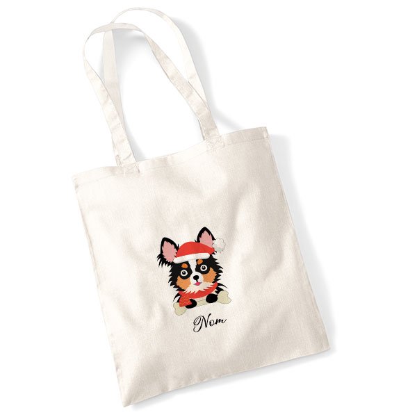 tote-bag-chien-noel-chihuahua-noir