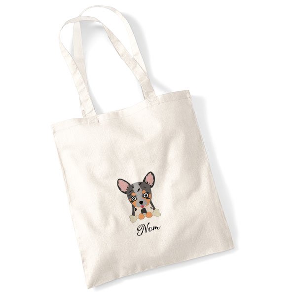 Tote Bag chien personnalisé