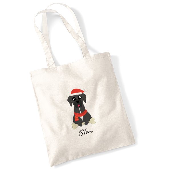 tote-bag-chien-noel-dogue-allemand-noir