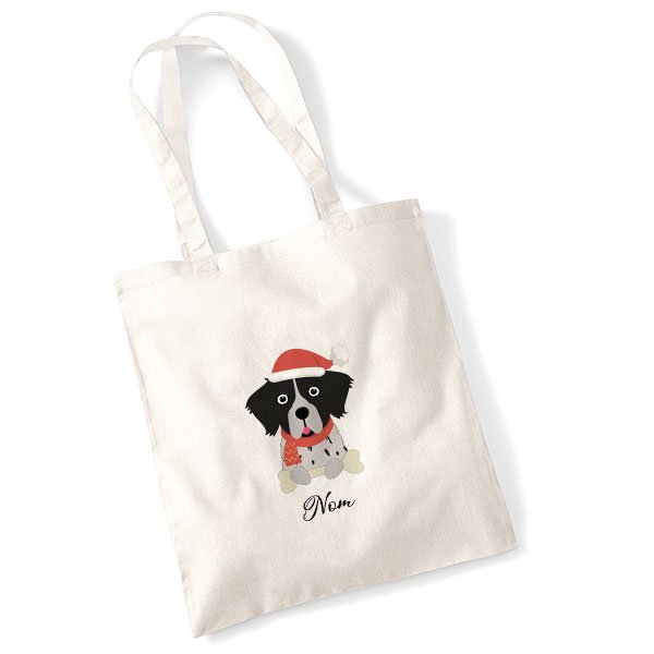 tote-bag-noel-chien-epagneul