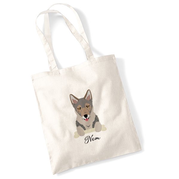 Tote Bag chien personnalisé