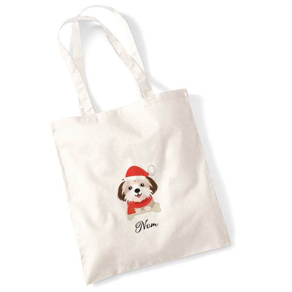 tote-bag-chien-noel-shih-tzu