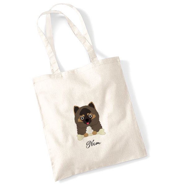 tote-bag-chien-spitz-gris-loup