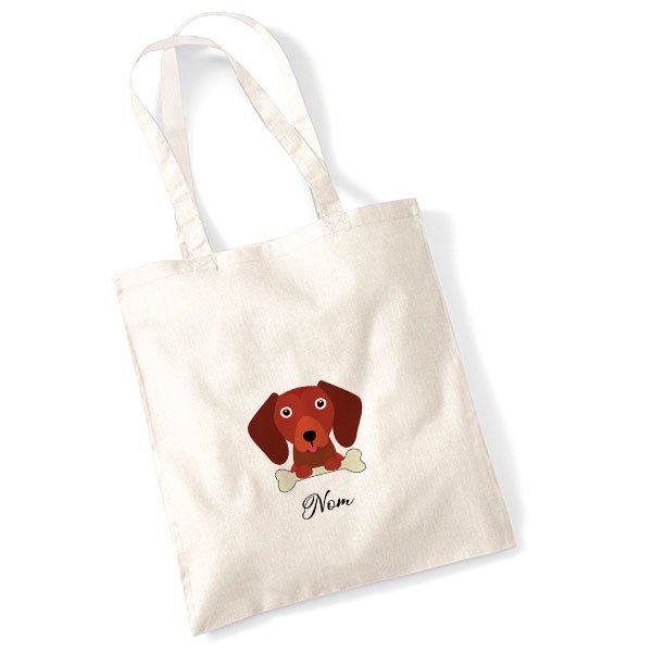 tote-bag-chien-teckel-fauve
