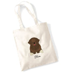 tote-bag-chien-terre-neuve-marron