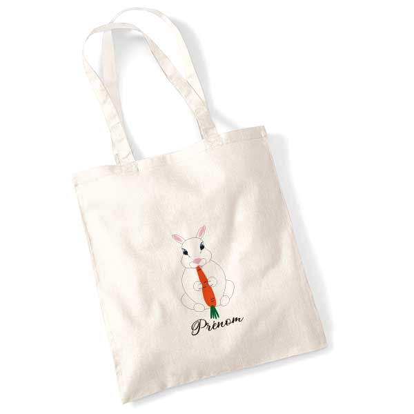 tote-bag-personnalise-lapin-nain-polonais-blanc