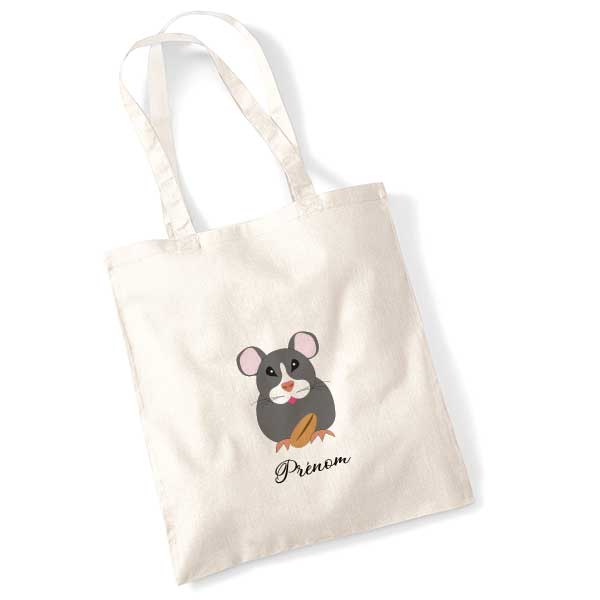 tote-bag-personnalise-hamster-gris