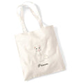 tote-bag-personnalise-furet-blanc