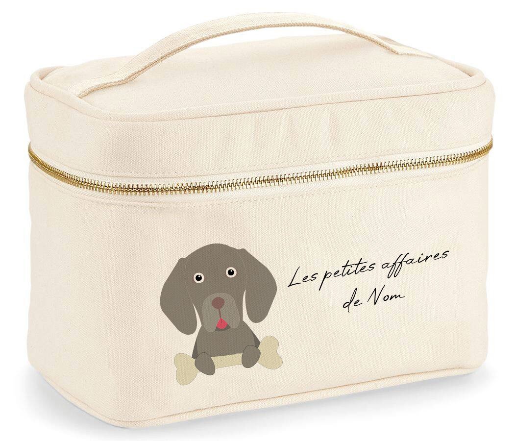 trousse-VANITY-chien-Braque-de-Weimar