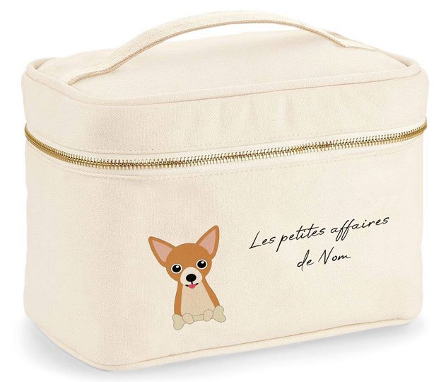 trousse-VANITY-chien-Chihuahua-poil-court-orange