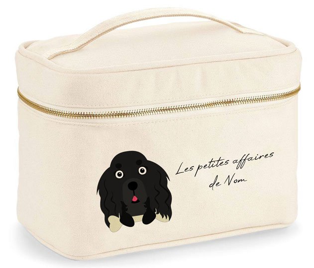 trousse-VANITY-chien-Cocker-anglais-noir